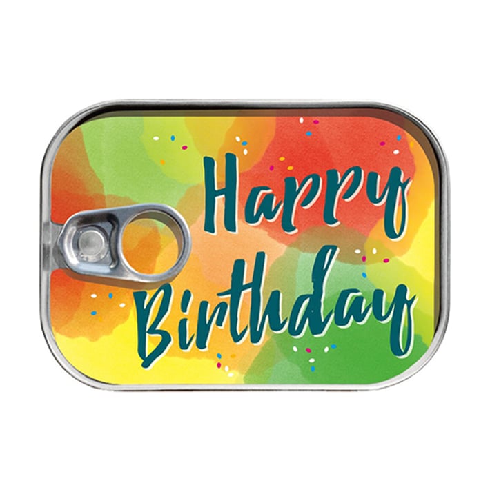 Gespaensterwald Картичка-консерва, Happy Birthday Colors
