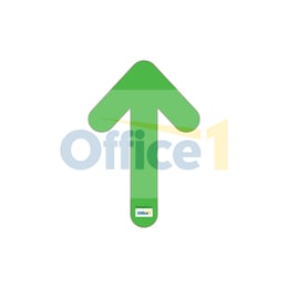 Стикер за под Стрелка, PVC, зелена, 30 х 20 cm