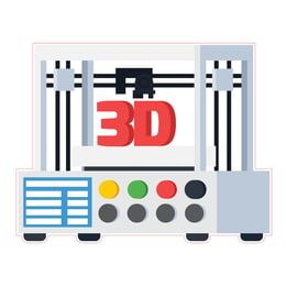 STEM Стикер, Дизайн и 3D прототипиране, комплект А5, 50 cm, стикер 3