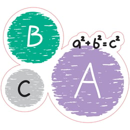 STEM Стикер, Математика и информатика - Математика, комплект D7, 50 cm, стикер 3