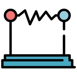 STEM Стикер, Природни науки - Физика, комплект G9, 50 cm, стикер 10