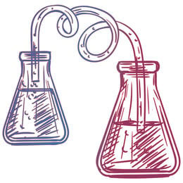 STEM Стикер, Природни науки - Химия, комплект H3, 50 cm, стикер 2