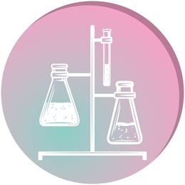 STEM Стикер, Природни науки - Химия, комплект H7, 50 cm, стикер 6
