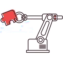 STEM Стикер, Роботика и кибер-физични системи, комплект I2, 50 cm, стикер 3