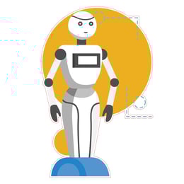 STEM Стикер, Роботика и кибер-физични системи, комплект I8, 50 cm, стикер 1