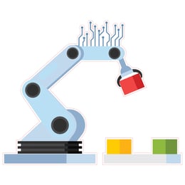 STEM Стикер, Роботика и кибер-физични системи, комплект I4, 80 cm, стикер 8