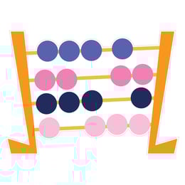 STEM Стикер, Математика и информатика - Математика, комплект D9, 100 cm, стикер 1