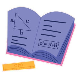 STEM Стикер, Математика и информатика - Математика, комплект D9, 100 cm, стикер 8
