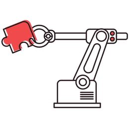 STEM Стикер, Роботика и кибер-физични системи, комплект I2, 100 cm, стикер 3