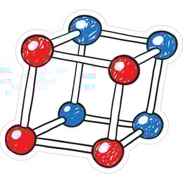 STEM Стикер, Природни науки - Химия, комплект H5, 150 cm, стикер 2