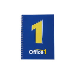 Office 1 Тетрадка, рекламна визия 2024, А5, мека корица, лак, 80 листа