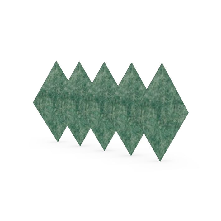 Narbutas Акустично пано Pet, диамант, 115 х 200 х 9 mm, 5 броя, зелено