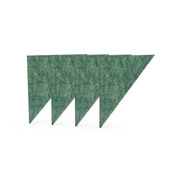 Narbutas Акустично пано Pet, триъгълник, 200 х 200 х 9 mm, 4 броя, зелено