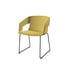 Narbutas Кресло Twist&Sit, с О-образна основа, 600х555х800 mm, черен метал, жълто