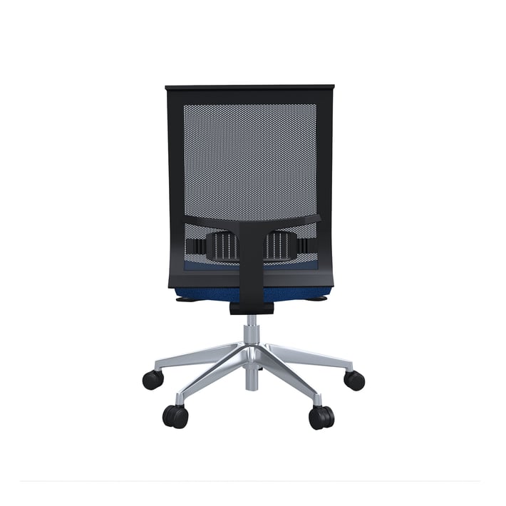 Narbutas Работен стол Eva.II, 680x680x1025 mm, дамаска Bondai син, черен меш