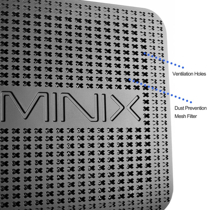 MiniX Настолен компютър NEO-G41V-4-MAX, Intel Celeron, 128 GB eMMC, 4 GB RAM, Windows 10 Pro
