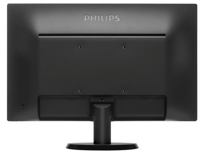 Philips Монитор 193V5LSB2/00, 18.5'', LED, 1366 x 768, 200 cd/m2, 5 ms, VGA, черен