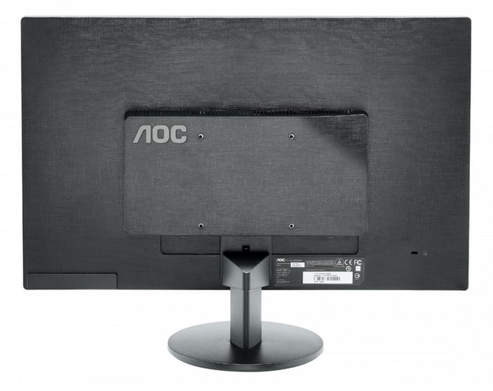 AOC Монитор E2270SWN, 21.5'', LED, 1920 x 1080, 200 cd/m2, 5 ms, VGA, черен