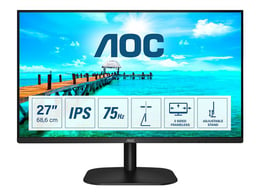 AOC Монитор 27B2DA, 27'', LED, 1920 x 1080, 250 cd/m2, 4 ms, HDMI, VGA, черен