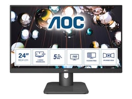 AOC Монитор 24E1Q, 23.8'', LED, 1920 x 1080, 250 cd/m2, 5 ms, HDMI, черен
