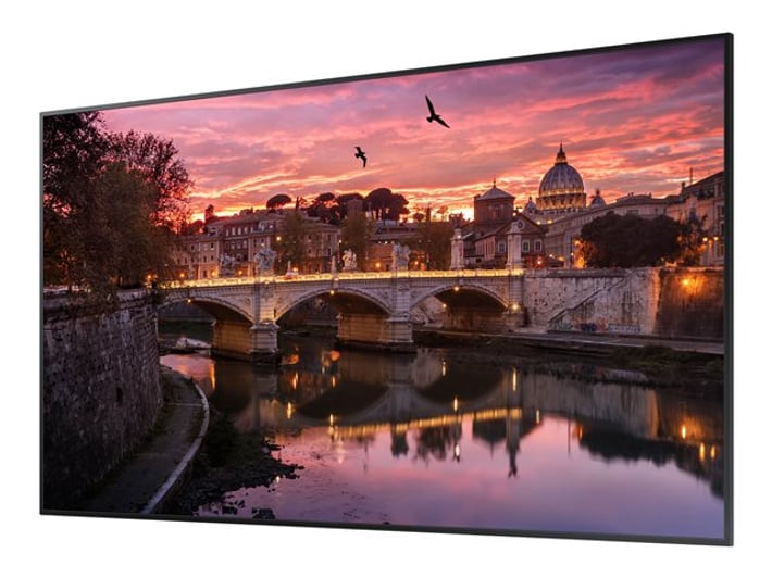 Samsung Професионален дисплей, 75'', LED, 8 ms, 350 cd/m2, 3840 x 2160, HDMI, USB, черен