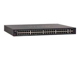 Cisco Суич SG250-50HP-K9-EU, 50 порта, PoE, 2 SFP, 10/100/1000 Mbps