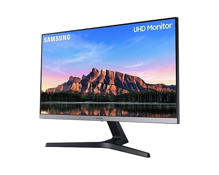 Samsung Монитор U28R550, 28'', LED, 3840 x 2160, 300 cd/m2, 4 ms, HDMI, тъмносин