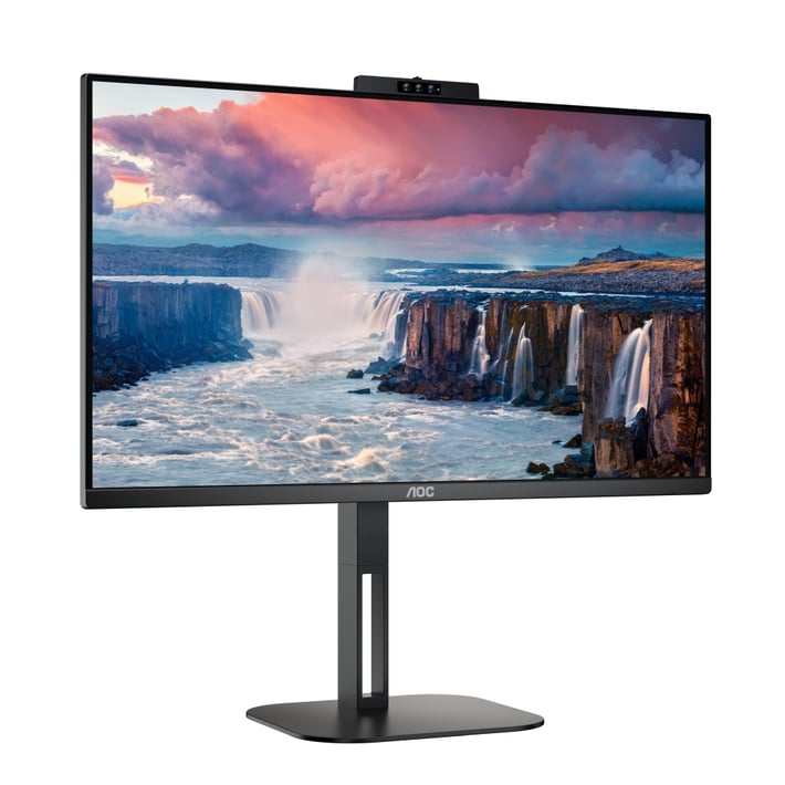 AOC Монитор 24V5CW/BK, 23.8'', LED, 1920 x 1080, 300 cd/m2, 4 ms, HDMI, USB, черен